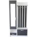 Set Andrei Cuier 600 si Dulap 400 Alb cu Gri